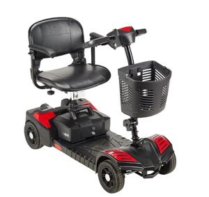 Drive Medical Scout Compact Travel Power Scooter, 4 Wheel 