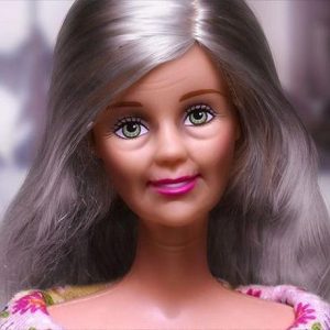 barbie with real eyelashes