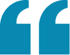 Blue quotation marks on black background